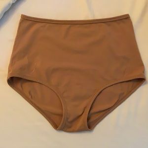 Shop ARQ high rise undies size L in camel